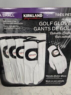 Kirkand Signature Golf Gloves, 4 Packs of 4, Total 16 Gloves